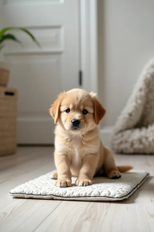 Puppy pad holder tray som håller valpmattan på plats i rumsrenhetsträning