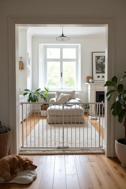 Hundsäng, vatten och enkla saker på plats inför hundens första dagar hemma
