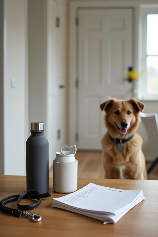 En enkel digital packlista för hundsemester som stöd efter första resan.